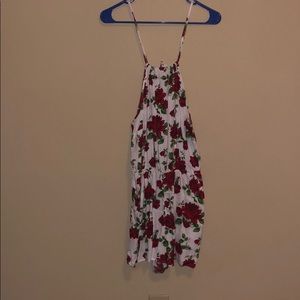 Rose Pattern Romper